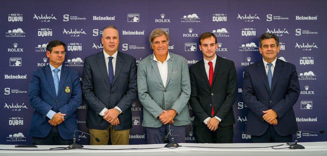 Pablo Mansilla, Juan Carlos Ruiz Boix, Nuno Brito e Cunha, Daniel Moreno y José Mª Zamora (© Real Club Valderrama)