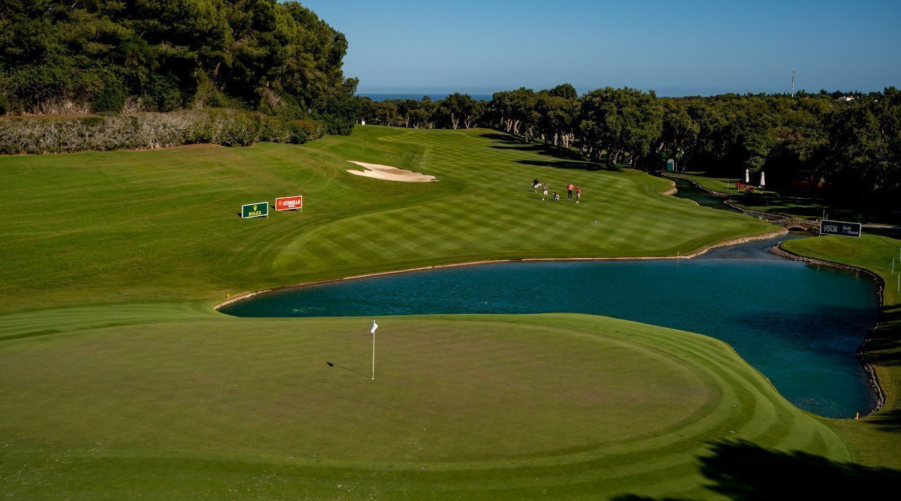 A view of Real Club Valderrama 17th hole, scene for the Golf for Good initiative (credit © Real Club Valderrama)