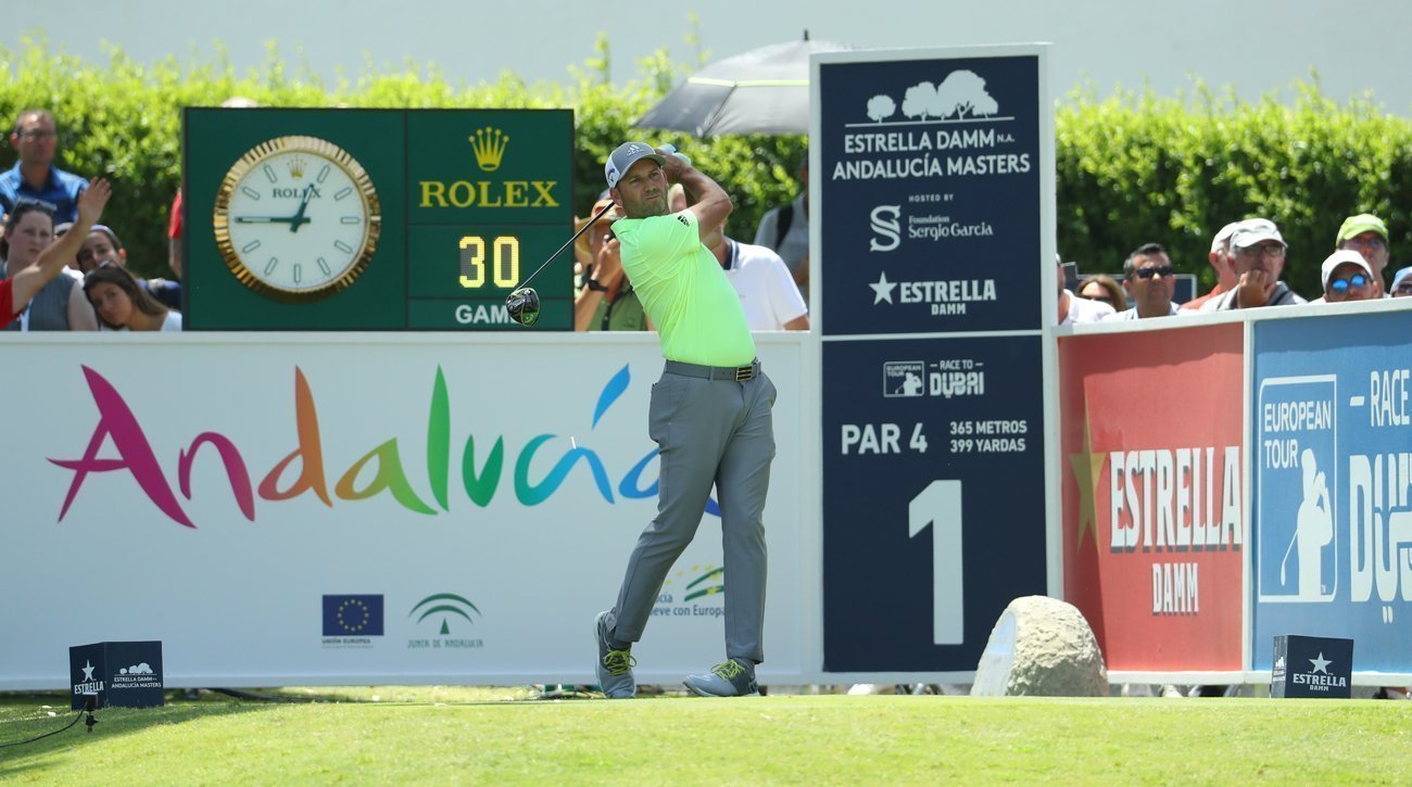 Sergio García, en la edición 2019 del Estrella Damm N.A. Andalucía Masters (foto Real Club Valderrama)