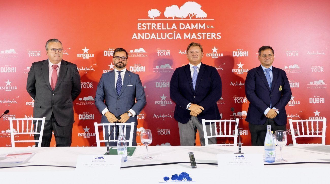 (De izquierda a derecha) Ángel Gavino, Manuel Alejandro Cardenete, Javier Reviriego y Pablo Mansilla (foto © Real Club Valderrama)