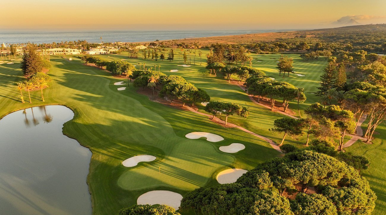 Aerial view from the Real Club de Golf Sotogrande (credit © Real Club de Golf Sotogrande)