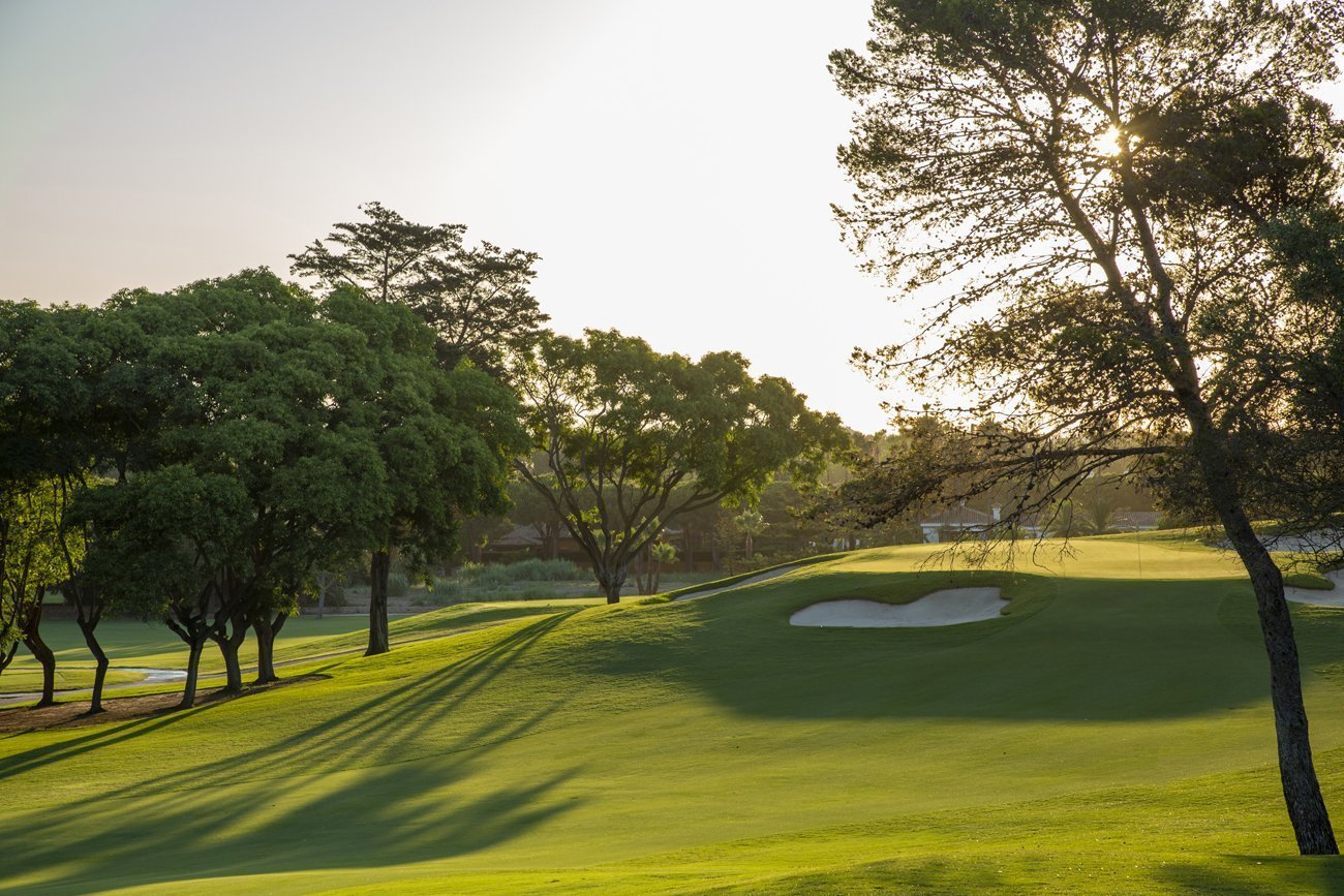 Vista del green del hoyo 11 del Real Club de Golf Sotogrande (foto © Real Club de Golf Sotogrande)