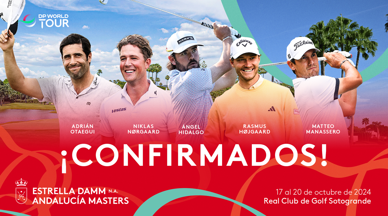 Hidalgo, Otaegui, Højgaard, Manassero y Nørgaard will be at Sotogrande