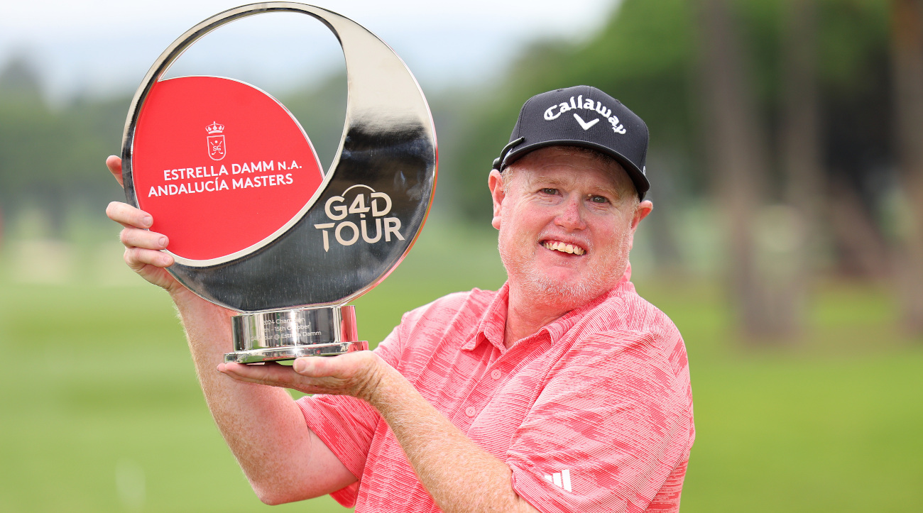 Steven Alderson, G4D Tour @ Estrella Damm N.A. Andalucía Masters winner (credit © Getty Images)